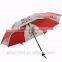 Strong waterproof material umbrella fabric / 3 folding umbrella