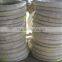 ISO9001 Silver elec-galvanized barbed wire fence for Private Area