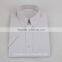 Cotton Polyester White Short Sleeve School Teacher Uniform Shirt