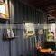 steel frame prefab house mobile container coffee shop