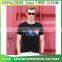 Wholesale high quality mens 100% cotton short sleeve prined t-shirt