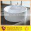 Hand-made Craving stone Bathtub, Polished White Marble bathtub