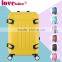 ABS airport rigid hardshell spinner suitcase