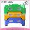 Colorful stackable durable sleeping plastic child cot nursery school beds