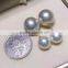 2016 hot selling double sided pearl earring