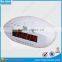 0.9' Inch Jumbo Size LED Red Display Alarm Clock Radio with Built-in Speaker