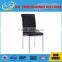 Dinning chair with PU and high rebound sponge and foam and stainless steel legs
