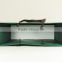 Designer green hot-stamping paper shopping handbags with flat roap