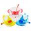 Free sample bpa free feeding set non-toxic pp baby spoon dinnerware