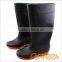 Wholesale rubber sole lightweight waterproof plastic boots and waterproof leather boots and women's waterproof boot (SA-9912)