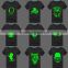 Factory Custom Printed Fashion Night Glow T Shirt in Your Own Style