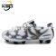 2016 latest high quality breathable PU + Rubber materials indoor men soccer shoes
