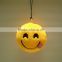 Popular promotion gift Plush Key Chains mini Emoji Emoticon Key Pendant