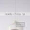 Manufacturer's aluminum dining room light modern pleat box pendant light