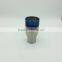 Stainless Steel double layer stright Cut rolled edge Blue Universal tip