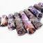 17-38mm purple imperial jasper cabochon beads,gemstone chorker necklace pendant cabochon loose beads set 3160009