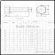 M8 hex head Grade 8.8 bolt/bolt 8.8