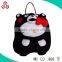 2015 hot sale OEM custom plush mini backpack purse