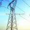 Galvanized steel electric power transmission tower