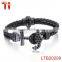 new viking anchor bracelet Braided Leather Bracelet for Men 316l stainless steel clasps for bracelet 3A zircon inlay