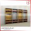 Flooring decorative wall wood shelves