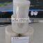 100% goat hair, 7cm length, natural white color