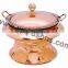 new design party supplies chafing dish | rounded base chafing dish | brass plated chafing dish