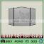 Hot selling 3 panel traditional fire screen with decoration edge 3B-B#