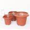 Terra Cotta Ceramic Garden Flower Pot/Cheap Headstone Round Plastic Flower Pot/High Quality Soft Nursery Plant Pot