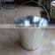 10L Metal Galvanized Buckets with wooden handle for US