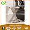 D374 round side marble living room end table