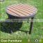 Outdoor Waterproof Teakwood on Top Small Side Table