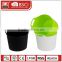PE plastic Ice water versatile bucket with handle and lid