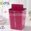 Plastic desk garbage can dustbin