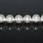 simple 7-8mm white round freshwater pearl bracelet