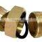 Brass female / male pneumatic air quick coupler