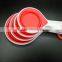 Collapsible Silicone Measuring Cups Spoons Set of 4 for baking set