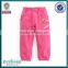 OEM factory hot sales custom girls sweat pants chino pants baby pants with printing design