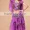 Hot! Fushia Color Harem Pants Wholesale Belly Dancing Women Chiffon Harem Pants set
