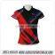 Custom dye sublimated fabric rugby jersey green and yellow