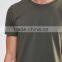 Hot Sale Custom Printed Logo Short Sleeve Crew Neck Green Men's 100% Cotton 180gsm Breathable Fit Casual Blank T-Shirt