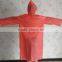 Adult Red PEVA Raincoat