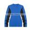 Brief figuring style 100% polyester casual mens long sleeve t shirt sport t shirt