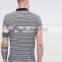 Best Sell Custom Men Short Sleeve Striped Yarn Dyed Classic Collar Polo Shirt With All Over Aztec Print Custom Logo