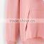 Top Quality Pink 100% Cotton Fleece Ladies Pullover Hoodie Jacket Custom Printed Drawstring Hooded Sweatshirt With Pocket