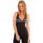 Plain ribbed wholesale 100 cotton stringer tank top for women