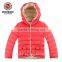 high quality ultralight hooded girl's designer nylon taffeta winter down jacket
