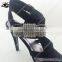 New design rhinestone mesh clip for shoes glass ornament shoe clips