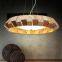 Wrought Iron Light, Pendant Lights Contemporary Contracted Style Ceiling 1 Light,Outside Iron wooden Primary colors