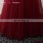 A17DL0021 off shoulder dark red bandage dress appliques elegant sexy red leather dress